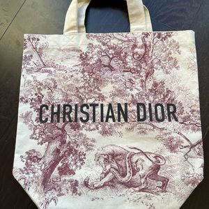 Canvas tote by Christian Dior, collectors piece